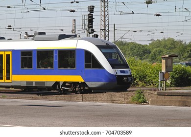 Local Train For Passengers At Regional Rail