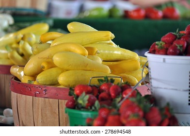 Locally grown produce for sale at the Raleigh Farmers market in North Carolina