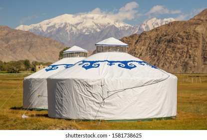 Located 3.500m Above The Sea Level, And Last City Before The Border With Pakistan, Tashkurgan Is A Modern Town Which Still Presents A Nomad Soul. Here In The Picture An Example Of Yurtas