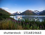Located just outside Whittier, Alaska, Portage Lake wasn
