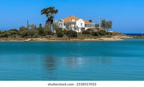 Located on an island in a calm and shallow sea, this building is remarkable for photographers. - Powered by Shutterstock