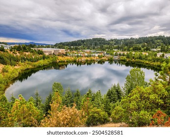 Located at Progress Ridge TownSquare, this park features a quarry lake, water fountain, and paved trail with dock access. The park is next to shopping, dinning, and cinema destinations.