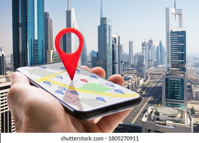 Location Based Map Data Technology In Dubai