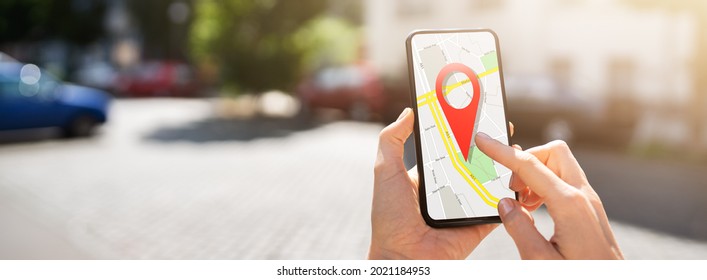 Location Based Marketing And GPS Map Search On Phone