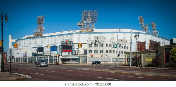 Location In Detroit Of Old Tiger Stadium