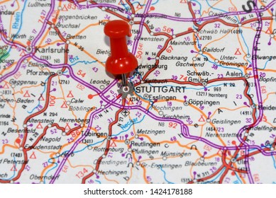 Stuttgart Map High Res Stock Images Shutterstock