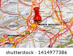 Location on the map of Wiener Neustadt city in Austria
