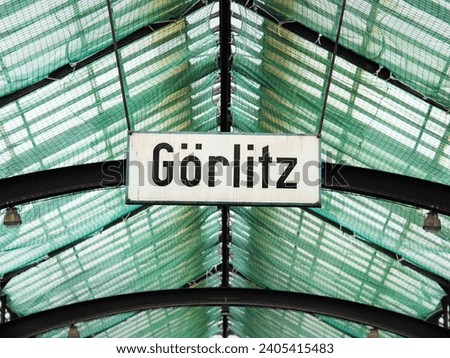 Similar – S-Bahn sign Brandenburg Gate, Berlin