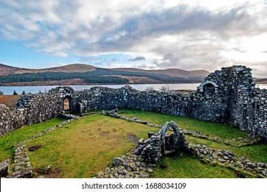 Loch Doon Castle In East Ayrshire