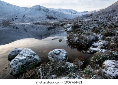 Loch Morlich, Scotland 2020. Looking Back Towards To The Valley Head.