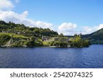 Loch Ness and Urquhart Castle in the Scottish highlands