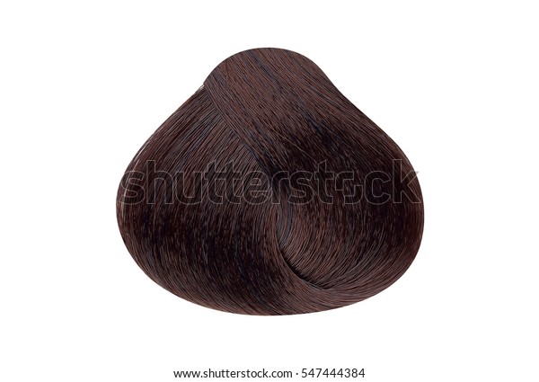 Lock Dark Mahogany Red Hair Color Stock Photo Edit Now