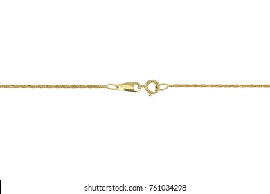 Lock Gold Chain Isolated On White Stock Photo 761034298 | Shutterstock