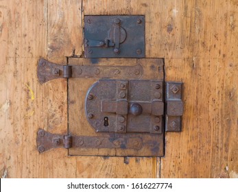 Lock Of An Old Prison Cell