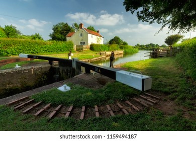 A Lock On The Bridgewater & Taunton Canal