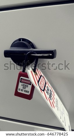 Lock out & Tag out , Lockout station,machine - specific lockout devices 