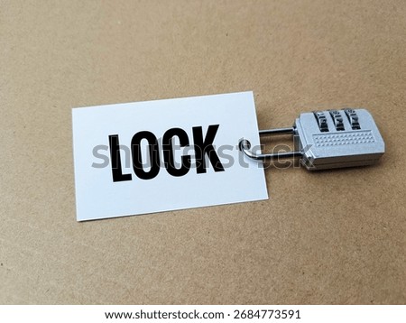 Lock with Padlock Concept Symbolizing Security and Protection, Cyber Safety Idea for Digital Data Privacy, Online Information Security and Confidential Access Control. 