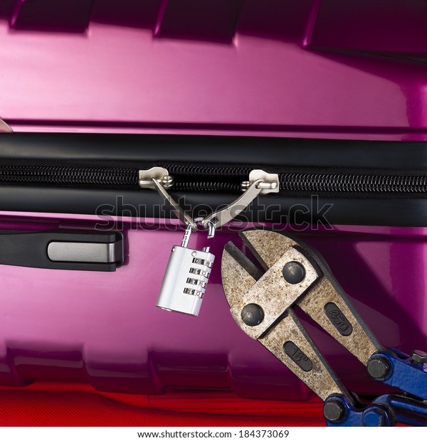 suitcase lock broken