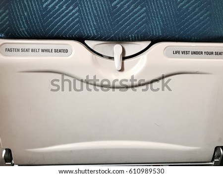 Similar – Image, Stock Photo don’t inflate your vest while inside the aircraft