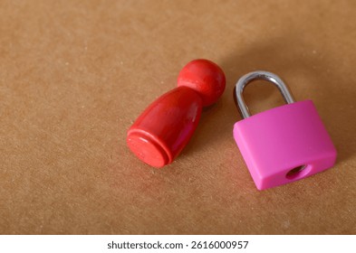 Locked Identity: Symbol of Digital Privacy and Restricted Access