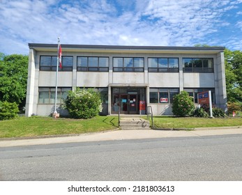 Lockeport NS, CAN, July 1, 2022 - The Front Of The Canada Post Building In Lockeport, NS.