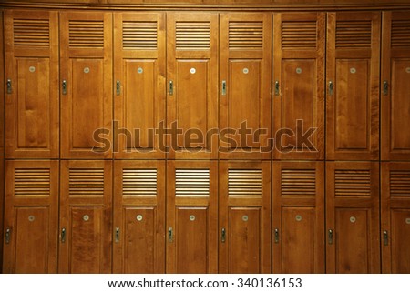 Locker Cabinet at a Gymnasium