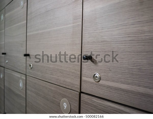 Lockers Cabinets Locker Room Royalty Free Stock Image