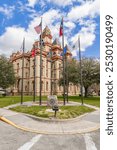 Lockhart, Texas, United States. The Caldwell County Courthouse in Lockhart, Texas.