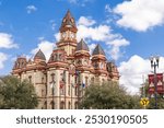 Lockhart, Texas, United States. The Caldwell County Courthouse in Lockhart, Texas.