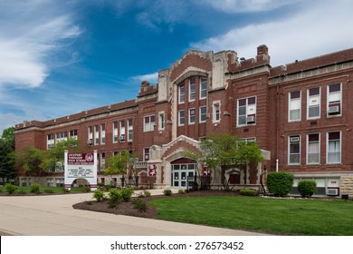 LOCKPORT, ILLINOIS - MAY 9: Lockport Township High School Central Campus On May 9, 2015 In Lockport, Illinois