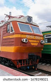 Locomotive VL40S-1066-2. Russia, Novosibirsk, Museum Of Railway Engineering, May 9, 2018