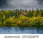 Lodge in the middle of Alaska