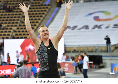 Lodz / Poland - 01 04 2020 European Athletics Indoor Permit Meeting ORLEN CUP 2020. Sam Kendricks.