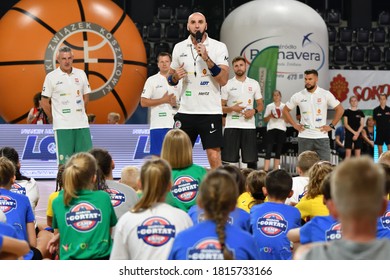 LODZ, POLAND - 09 07 2020: Marcin Gortat Camp 2020.