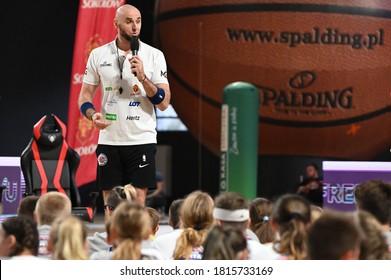 LODZ, POLAND - 09 07 2020: Marcin Gortat Camp 2020. Marcin Gortat.