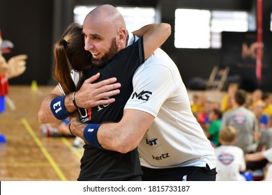 LODZ, POLAND - 09 07 2020: Marcin Gortat Camp 2020. Marcin Gortat.