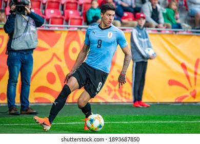 LODZ, POLAND - 30 MAY, 2019:  FIFA U-20 World Cup Poland 2019, New Zealand - Uruguay o.p Darwin Nunez