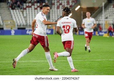 Lodz, POLAND – 31 08 2022: Polish Cup. LKS Lodz - Stal Mielec. Nelson Balongo. 