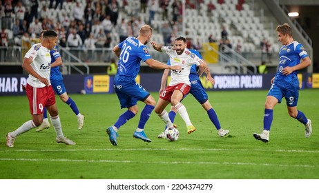 Lodz, POLAND – 31 08 2022: Polish Cup. LKS Lodz - Stal Mielec. Pirulo.