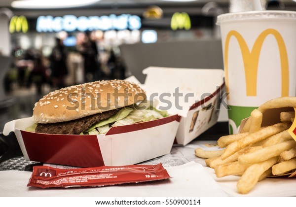 Lodz Poland January 07 2017 Mcdonalds Stock Photo (Edit Now) 550900114