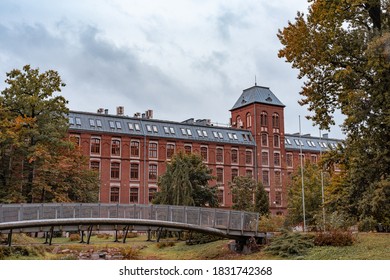 Lodz, Poland - September 27, 2020: Main Building Of Faculty Of Technical Physics, Information Technology And Applied Mathematics Of Łódź University Of Technology In Poland