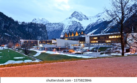 Loengenfeld, Austria - November 27, 2019: Aqua Dome Hotel And Spa