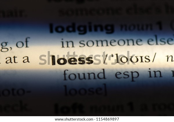 Loess Word Dictionary Loess Concept Stock Photo 1154869897 | Shutterstock