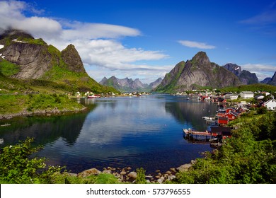 Lofoten islands is an archipelago in the county of Nordland, Norway. Is known for a distinctive scenery with dramatic mountains and peaks, open sea and sheltered bays, beaches and untouched lands.