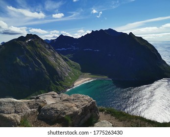Lofoten Ryten Kvalvika Beach Norway - Shutterstock ID 1775263430