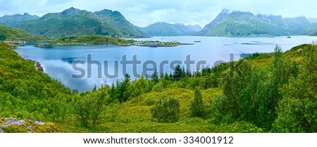 Similar – Foto Bild Panorama Norwegen