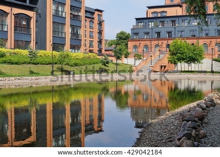 Loft Aparts Architecture City Lodz Poland Revitalized Stock - 