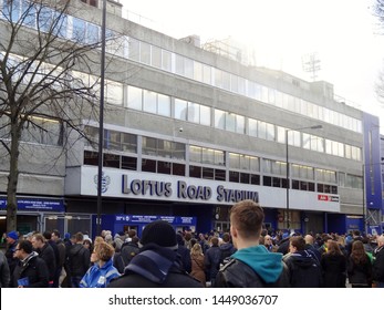 Loftus Road Stadium, West London, England, UK - January 2013. Loftus Road, Home Of Queens Park Rangers Football Club.