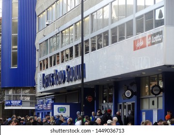 Loftus Road Stadium, West London, England, UK - January 2013. Loftus Road, Home Of Queens Park Rangers Football Club.