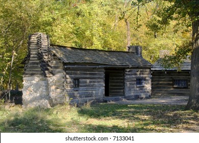 Log Cabin At Lincolns New Salem State Historic Site